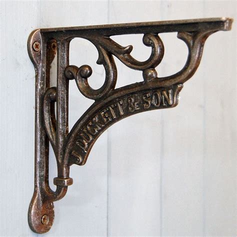 antique metal wall brackets|vintage wrought iron shelf brackets.